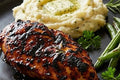 Grilled BBQ Chicken Breast Dinner: 1/2 Order