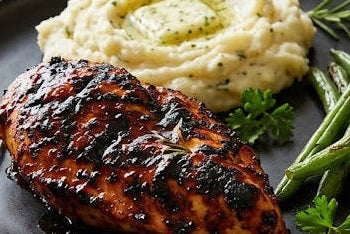 Grilled BBQ Chicken Breast Dinner