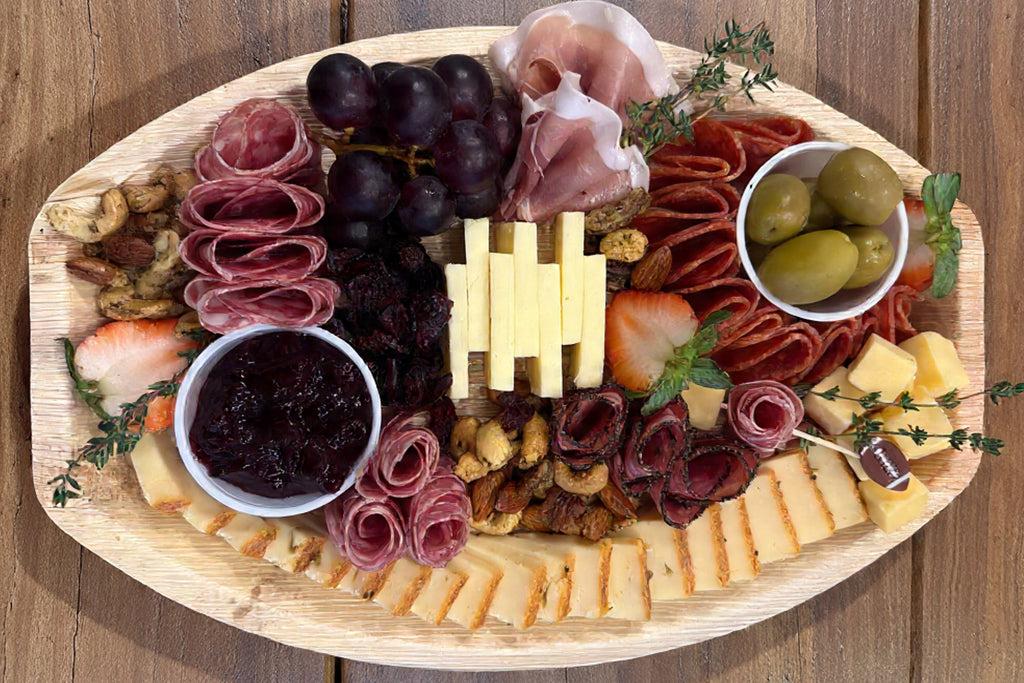 football charcuterie board
