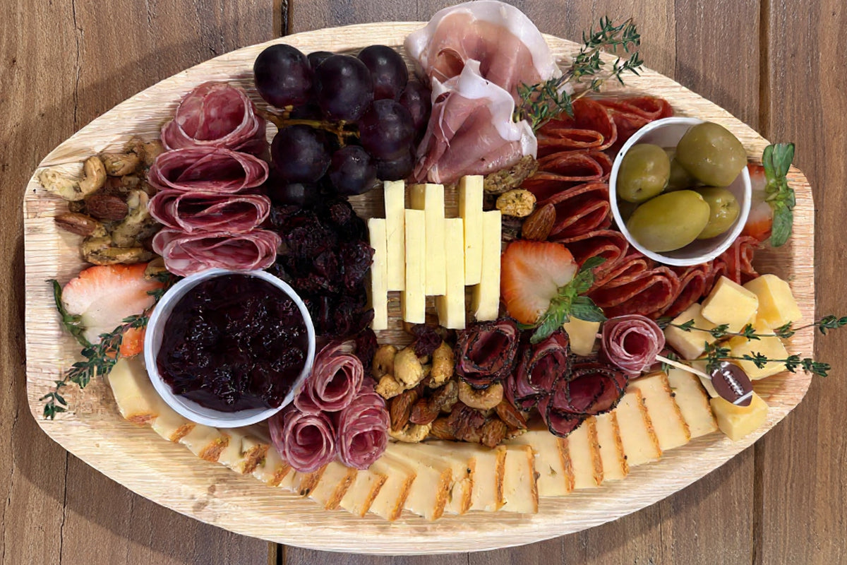 football charcuterie board
