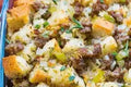 Traditional SAGE Stuffing w/ Italian Sausage 1/2 Pan